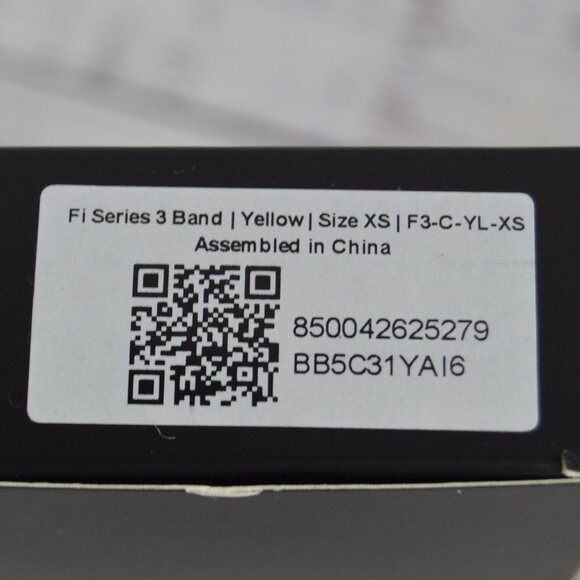 Fi Series 3 Band Replacement Collar Size XS Yellow NEW - Picture 3 of 6